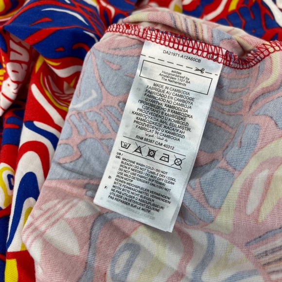 Adidas The Brand With The 3 Stripes Graphic T-Shirt Multicoloured Men’s Size Lar - Picture 14 of 15